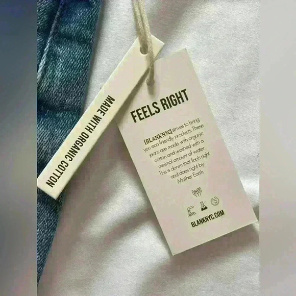 Blank NYC The Reeve High-Rise Ribcage Distressed Jean Short Women's 25 NWT - Picture 14 of 14